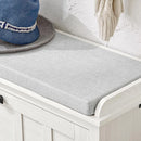 Ljojo™ Flip-Drawer Shoe Bench with Seat Cushion: Compact Entryway & Hallway Storage