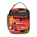 Ljojo Lightning Mcqueen Car Sally Lunch Bag - Portable Thermal Cooler Lunch Box