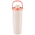 Ljojo 30oz Insulated Water Bottle with Straw - Vacuum Thermos Cup for Hot/Cold Drinks