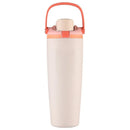 Ljojo 30oz Insulated Water Bottle with Straw - Vacuum Thermos Cup for Hot/Cold Drinks
