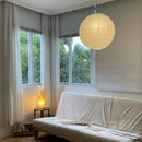 Japanese Art Rice Paper Ceiling Pendant Lamp | Elegant Living Room Chandelier -- Ljojo