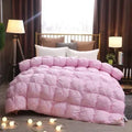 Ljojo Luxury Goose Down Quilted Cotton Winter Comforter Blanket