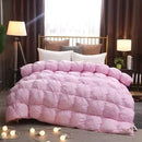 Ljojo Luxury Goose Down Quilted Cotton Winter Comforter Blanket