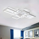 LED Ceiling Light Rectangular Nordic Living Room Lamp Simple Modern Atmosphere Ljojo