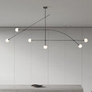 Nordic Designer Glass Chandelier Pendant Light for Living Room - Modern Ljojo Light Fixtures