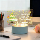LED Acrylic Drawing Board Night Light DIY Gift - Ljojo