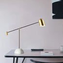 Ljojo Marble Base Adjustable Desk Lamp - Modern Design for Living Room, Study, Bedroom