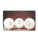 Ljojo Round Glass Lampshade Iron Tube Pendant Lighting Ceiling Lamp LED Light Bulbs