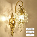 E14 Crystal Sconce Wall Lamp for Modern Rome Decor by Ljojo - Bedroom Night Light