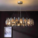 Ljojo Luxury Crystal Chandelier | Modern Dining Room Pendant Light Glowing with Elegance