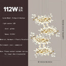 Modern Ceramics Ginkgo Leaf Chandelier Lamp Atmospheric Luxury Villa Loft Hotel Home - Ljojo