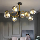 Nordic Modern Glass Ball Led Chandelier for Bedroom | Designer Led Pendant Lamp by Ljojo