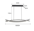 Ljojo Modern Aluminum Ceiling Chandelier - LED Hanging Lamp for Kitchen Island