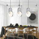 Modern Geometric Gold Silver Small Pendant Lamps Table Dining Bedroom Chandelier by Ljojo