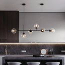Modern Glass Pendant Lamp E27 for Kitchen Dining Room Decor by Ljojo