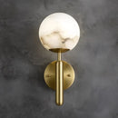 Ljojo Marble Ball Wall Light in Gold, Black, Copper with G9 Bulb for Home and Restaurant Sconce