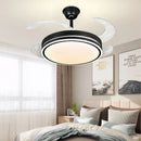 Ljojo LED Fan Lamp: Modern Invisible Chandelier for Living Room, Bedroom & Dining Room