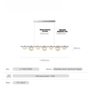 Ljojo Minimalist Long Strip Pendant Light for Full Spectrum Bar Lighting