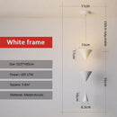 Black Linear Pendant Light Italian Design Minimalist Hanging Lamp for Living Room by Ljojo
