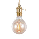 Ljojo 4W Dimmable G95 Heart LED Filament Edison Bulb.