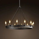Ljojo Industrial Style Retro Chandeliers Iron Light for Bar Dining Living Room Fixtures