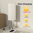 Ljojo LED Table Lamp with USB A+C Fast Charger & Touch Control