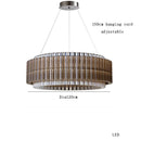 Luxury Crystal Ceiling Chandelier LED - Dimmable Nordic Light Fixture for Modern Room Decoration