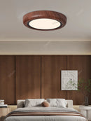 Ljojo LED Study Lamp Walnut Ceiling Light