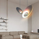Ljojo LED Chandelier: Modern Rotatable Pendant Light for Dining Area and Events