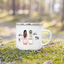 Enamel Mug Custom Name Tea Coffee Wine Mugs for Maid of Honor by Ljojo
