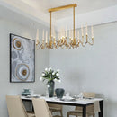 Ljojo LED Crystal Chandelier: Modern Luxury Tree Branch Design for Home Decor