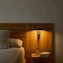 LED Rotatable Mushroom Wall Lamp Metal Switch Bedroom Dining Room Hotel Black Orange Beige by Ljojo
