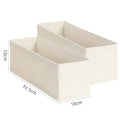 Ljojo™ Clothing Storage Boxes Drawer Organizers for Bras, Socks, Scarves, Underwear