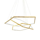Modern Hexagon LED Pendant Light Chandelier for Living Dining Room by Ljojo