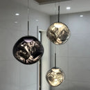Ljojo LED Pendant Lava Lamp: Modern PVC Lighting for Home Decor & Kitchen Fixtures