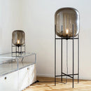 Ljojo Glass Ball Floor Lamp Scandinavian Postmodern Bedroom Reading Lamp