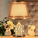 Golden Crystal Table Lamp - European Luxury Style - Ljojo Brand