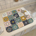 Ethnic Printed Coffee Draining Mat by Ljojo: Super Absorbent & Quick Drying Rug