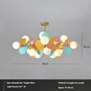 Nordic Colorful Living Room Chandelier Magic Bean Designer Modern Simple Light Luxury Ljojo