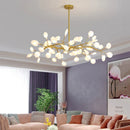 Ljojo LED Firefly Chandelier: Modern Nordic Ceiling Lights for Luxury Home Decor