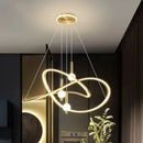 Modern LED Fish Shaped Pendant Light Color Adjustable with Intelligent Remote Control - Ljojo.