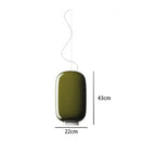 Italian Glass Lantern Pendant Lights for Living Room by Ljojo - Creative Designer Decor for Bar & Bedroom