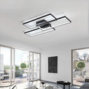 Modern Minimalist Rectangle Led Ceiling Lights for Living Room Bedroom by Ljojo