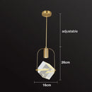 Crystal LED Small Chandelier Nordic Luxury Bedroom Hanging Lamp by Ljojo