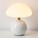 LED Mushroom Small Table Lamp Cream Ceramic Bedroom Atmosphere Light Ljojo