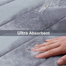 Ljojo Memory Foam Bathroom Mat: Non-slip, Super Absorbent Rug for Shower, Bathtub, and Doormat
