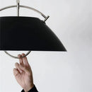 Ljojo Minimalist Metal Pendant Light Designer Dining Room Bedroom Office Table Lamp Black White