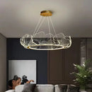 Ljojo LED Lotus Leaf Ceiling Chandelier for Home Decor and Light Fixtures