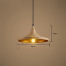 Hemp Rope Pendant Light Modern Nordic Aluminum Lampshade Hanging Lamp by Ljojo