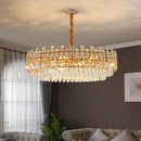 Ljojo Luxury Crystal Pendant Chandelier for Living and Dining Rooms